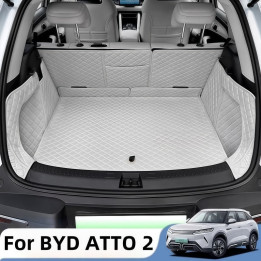 Premium Full-Cover Leather Trunk Mat for BYD Atto 2